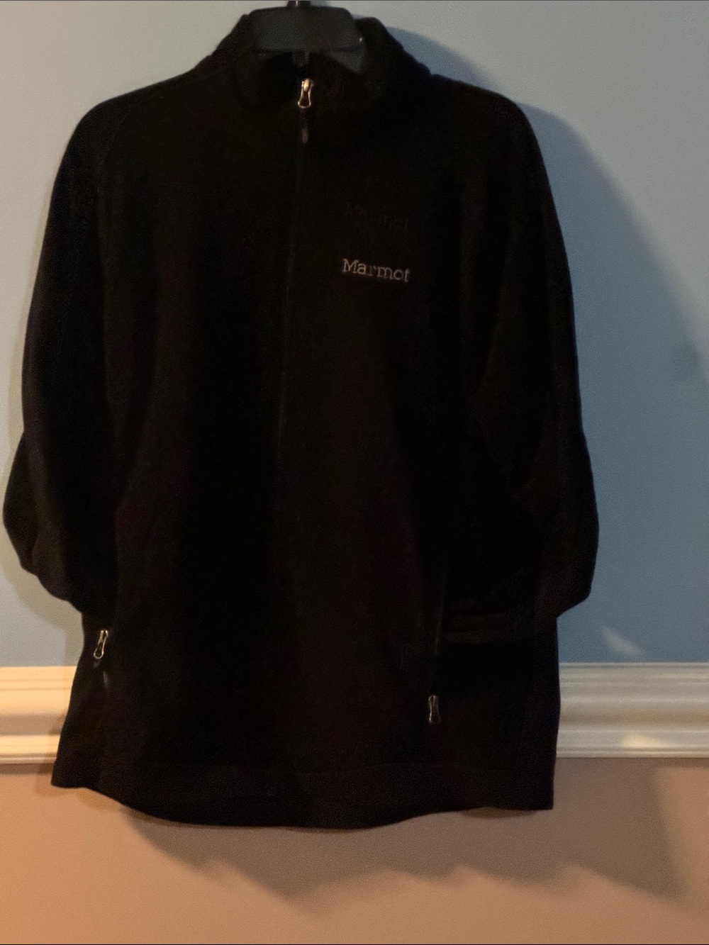 Men’s Marmot Black Full Zip Fleece Jacket